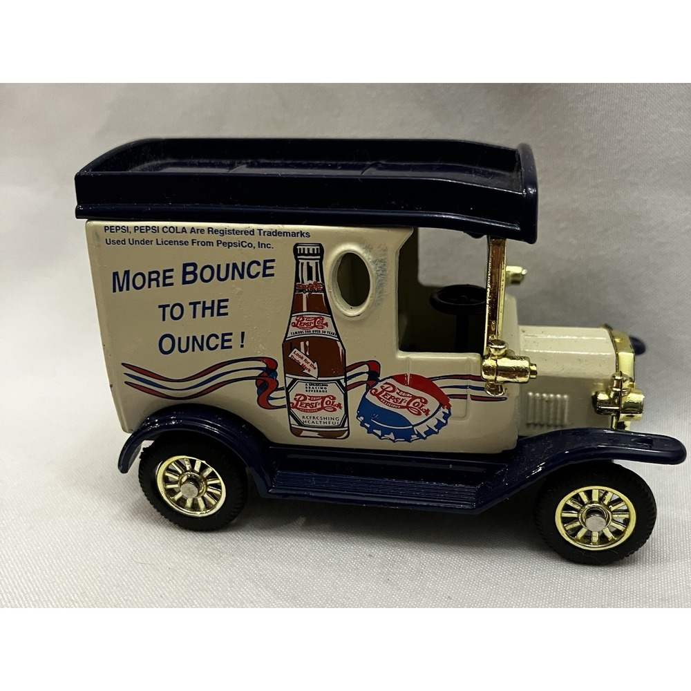 Ford Golden Wheel Vintage Pepsi-Cola Collectible Die Cast Metal Trucks